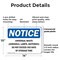 Signmission Universal Waste (Aerosols Lamps Batteries), 14 in W x Rectangle, Plastic OS-2PACK-NS-P-1014-L-18770 - alternate 3
